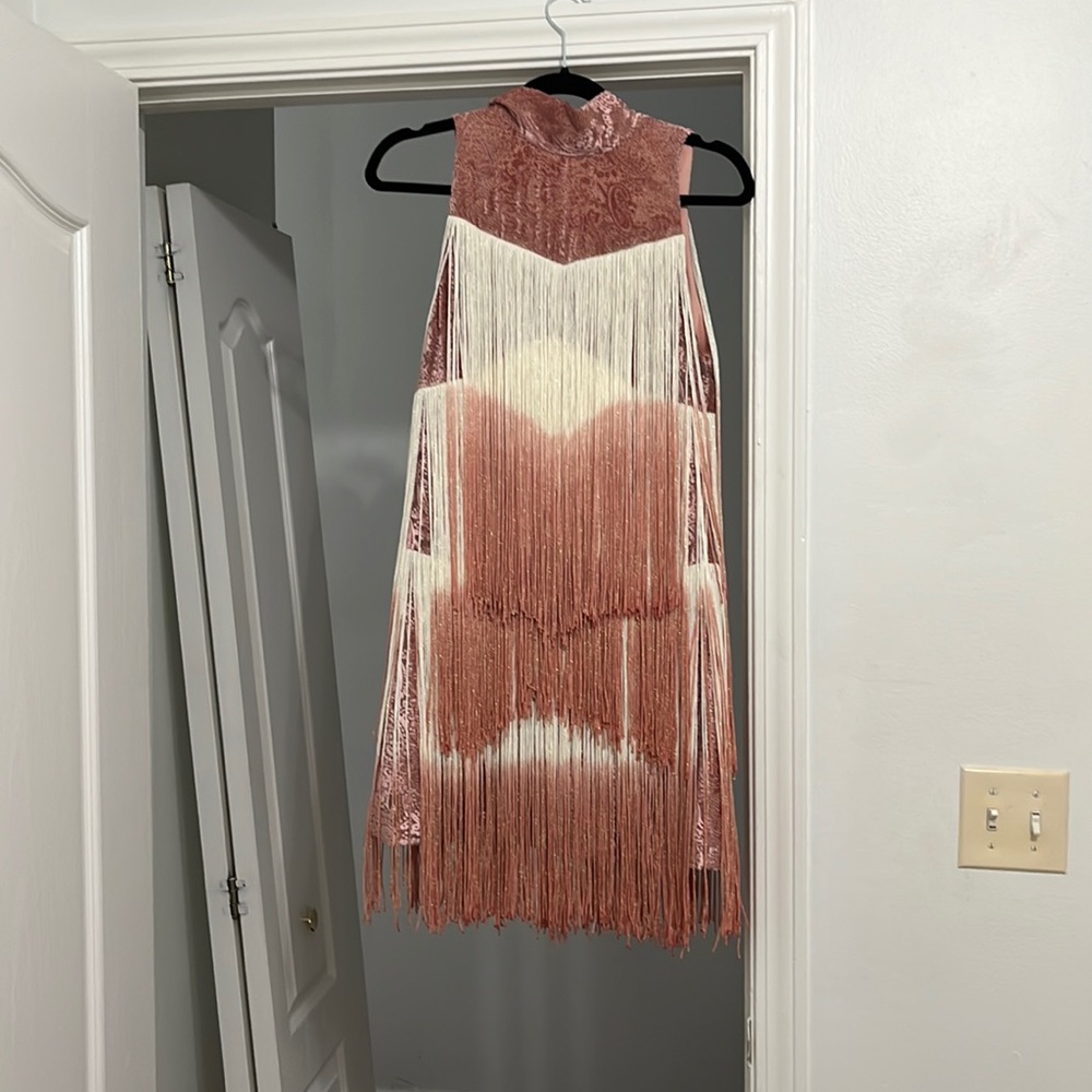 Alexis Mayla Fringe Mini Dress